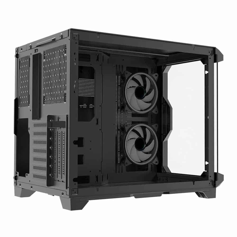 (image for) CiT Pro Android X Black Windowed Gaming Cube Case